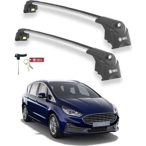 TURTLE kompatibel mit Ford S-Max 2015-2022 Dachträger Air2 Grau (1/5)