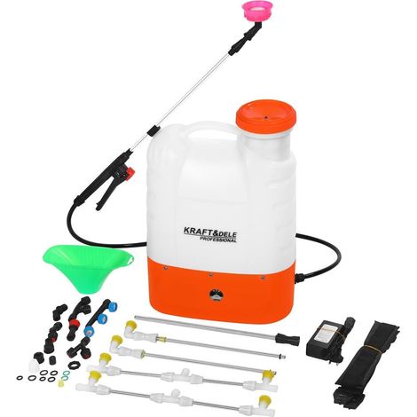 Jardibricodeco – Pulvérisateur à batterie 16L – Pression constante – Buse large 120 cm – Réservoir translucide – KD2032 (1/5)