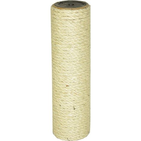 Sisalpfosten 30 cm, M10-Gewinde, für Katzenbaum, Möbelschutz (1/4)