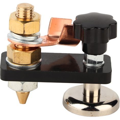 Connecteur de Masse Magnétique pour Soudure, Outil de Soudage avec Plaque Isolante 0.2in, Tête Unique (1/5)