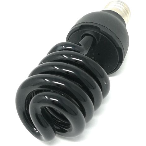 Lampadina A Spirale Uv Luce Nera Da 28W Per Discoteca Feste Effetto Fluorescente (1/4)