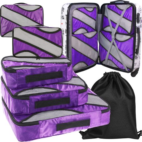 Reise-Organizer-Set für Unterwäsche, Koffer und Kleiderschränke