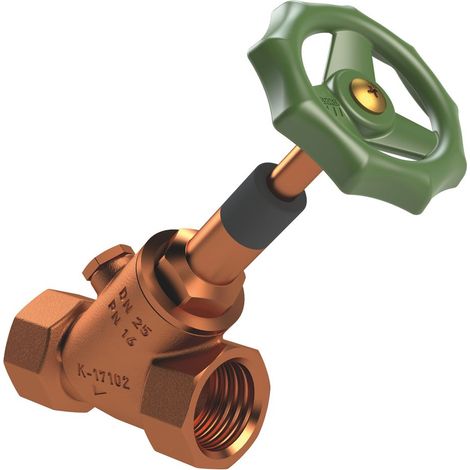 Kemper ECO Freistrom-Absperrventil, mit Entleerstopfen, IG, Figur 171 02, DN 15, 1710201500
