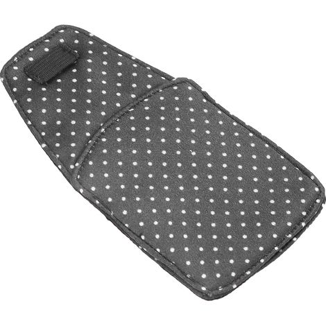 Masque oculaire respirant pour amblyopie adulte, motif pois blanc et noir, confortable (1/5)