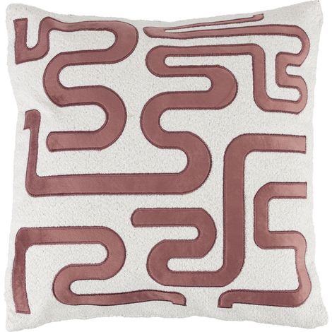 Coussin, Coussin déco 40x40 cm motif tissu Rose en Fabric, BOITE A DESIGN (1/5)
