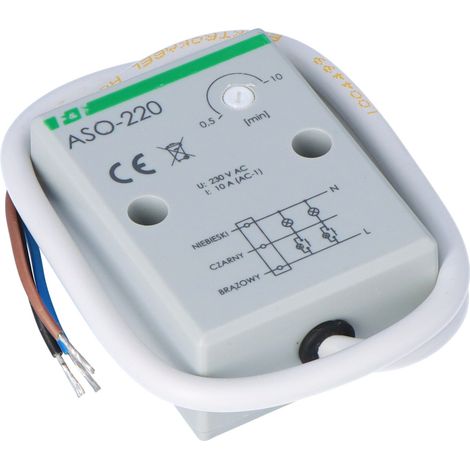 Panel de interruptores para escaleras 10A 0.5-10min 230V CA ASO-220 (1/2)