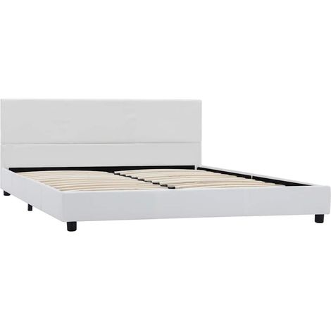 Maison Exclusive - Giroletto Bianco in Similpelle 160x200 cm (1/5)
