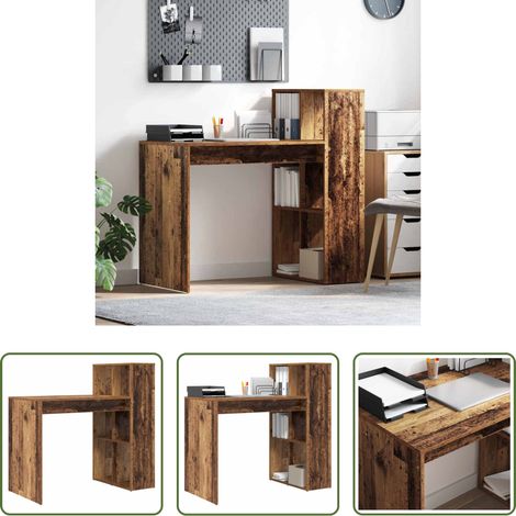 Bureau moderne - Bureau Bois Ancien 108 x 55 x 103.5 cm Bois d'ingénierie (1/5)