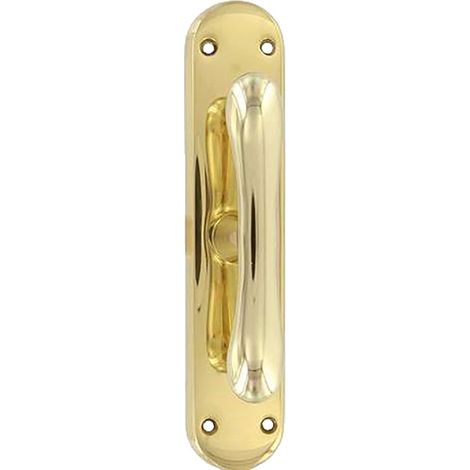 Cremonese con Perni Forme Goccia Oro Lucido Verniciato 2 Pezzi