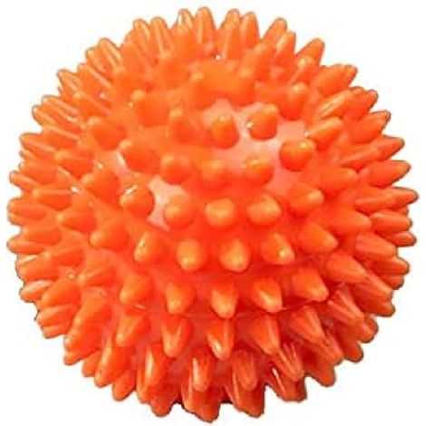 PVC Spike Ball Massage Acupuncture grip ball pointes clous fascia yoga Ball Fitness ball Hedgehog ball orange Spike ball Ø 7,5 cm (1/4)