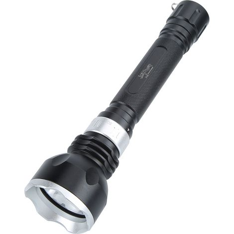 Lampe torche de plongée LED en alliage d'aluminium, étanche et puissante, pour une utilisation en extérieur jusqu'à 100 m de profondeur, idéale pour l'escalade et le camping (P1). (1/5)