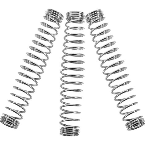 Ressort de Rechange pour Sécateur en Acier Inoxydable, 3 Pièces Argenté, Firme et Résistant à Rouille, Accessoires pour Ébrancheurs et Cisailles de Jardin (1/5)