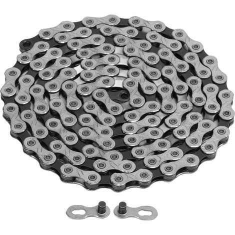 Lot de 10 chaînes de vélo 10 vitesses 116 maillons, chaîne simple vitesse pour VTT et vélo de route (1/5)