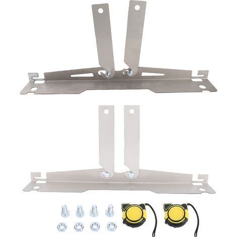 Ortviai Plaque d’Alignement des Roues en Acier Inoxydable pour Voitures, Camions et SUV – Kit Complet avec 2 Mètres Ruban de 3 m (1/5)