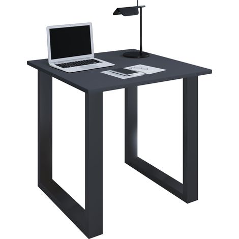 Table de bureau en bois Lona U Alu 76x80x80 - VCM (1/2)
