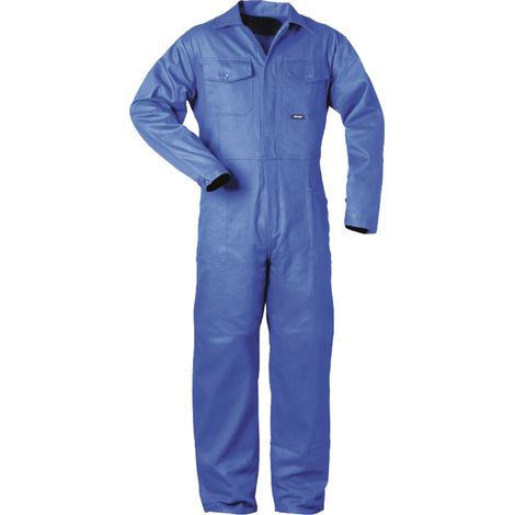 Salopette de travail bleue, 100 % coton, taille 58