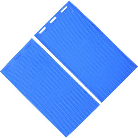 2 pièces moule en caoutchouc pour cire d'abeille, presse manuelle pour feuille de cire, kit DIY de fabrication de cire, outil d'apiculture (non pliable) (1/5)