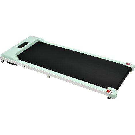 Tapis de course 2 en 1 pour la maison, tapis de course avec télécommande, vitesse 1-6 km/h, écran LED, haut-parleur Bluetooth et support de téléphone, pour la maison et le bureau, facile à plier, mont (1/5)