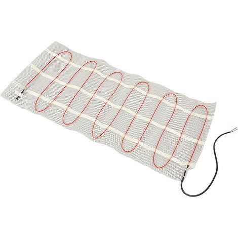 Tapis chauffant électrique de sol 240 W, 2 m², auto-adhésif, en maille, pour carrelage et mortier, 100-120 V (1/5)