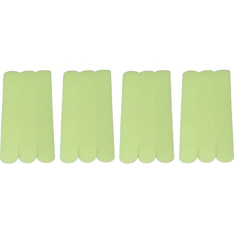 Ruban adhésif phosphorescent antidérapant pour marches, piscine et salle de bain - 12 bandes vertes lumineuses (1/5)