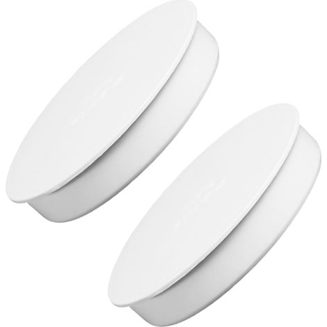 2 Pièces Couvercle de Tuyau de Ventilation 100mm avec Clapet à Ressort, Cache-Bouche de Conduite pour Système de Drainage, Bouchon de Protection PVC pour Tuyau d'Évacuation et d'Égout (1/5)