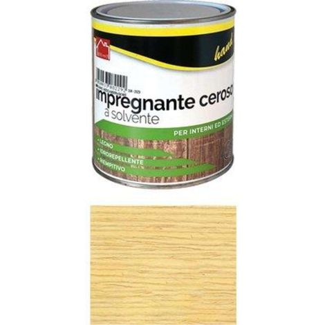 IMPREGNANTE CEROSO A SOLVENTE HAND - TRASPARENTE LT 2,5 - 2 pezzi
