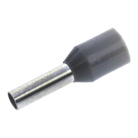 Puntera Hueca Preaislada Cable 2,5mm Color GRIS (precio 100 Unidades)