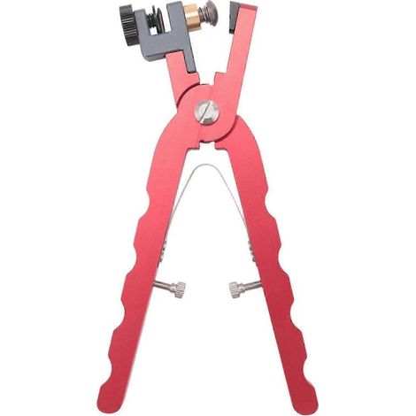 Pince coupante pour bracelets de montre en cuir, outil manuel pour fixer les fermoirs et barrettes à ressort, rouge, droite (1/5)