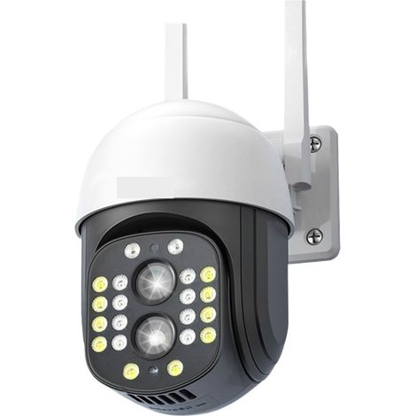 Caméra de sécurité à Domicile Caméra IP extérieure 4K 8MP avec Zoom Optique 10X Surveillance à Double Objectif caméra de Surveillance de sécurité vidéo CCTV 4MP(8MP NO SD Card) (1/5)