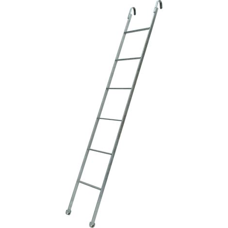 Tubesca Comabi – Échelle acier 3 marches – Tubes rectangulaires 30mm x 10mm – Conforme décret 2004-924 – Charge maximale 150kg