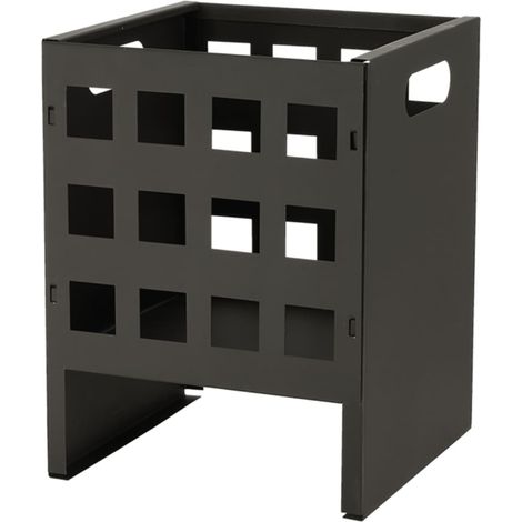 Brasero Carré en Métal Design Intemporel et Performant