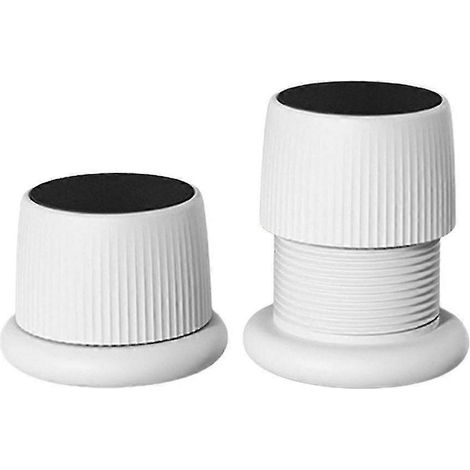 Rehausseur de meubles robuste et réglable, compatible avec les canapés, les tables et les bancs, lot de 2, blanc. (1/5)