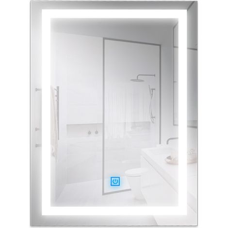Miroir de Salle de Bain LED 15W Rectangulaire CCT - Ledme - LM6405 (1/3)