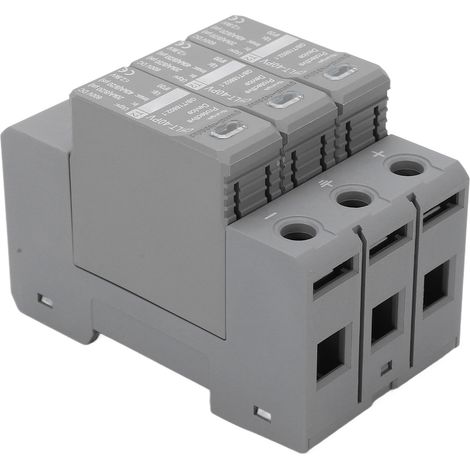 Parafoudre 3P standard, montage sur rail, conception modulaire, dispositif de protection contre les surtensions basse tension 600 V (1/5)