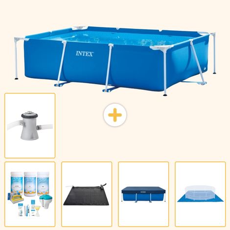 Intex Piscine Tubulaire Rectangulaire - 220x150x60 cm - 6-pièces S20004 (1/5)