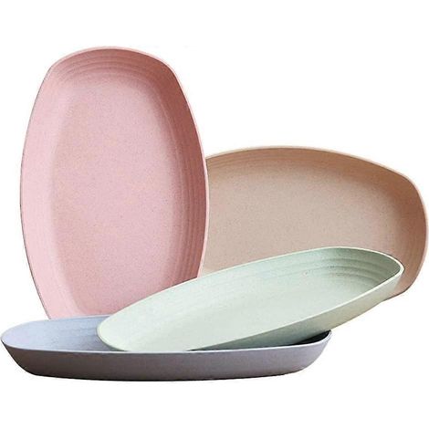 Harnais écologique et dégradable, compatible micro-ondes, pour enfants et adultes (plaque longue) (1/5)