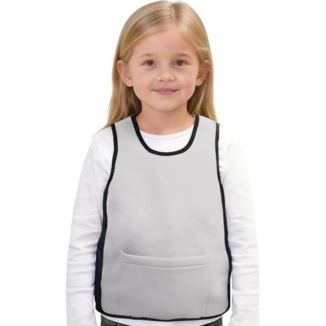 Les gilets lestés pour enfants soulagent agréablement la pression en cas de surcharge sensorielle en soutenant les enfants grâce à leur poids. (Modèle simple, XS) (1/5)