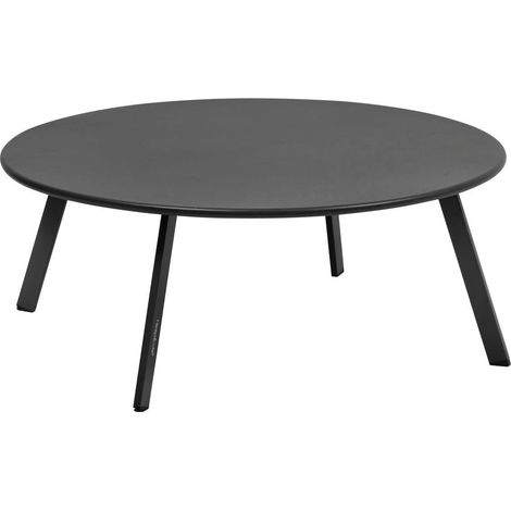 Tavolino da giardino saona d90cm grigio grafite - Hespéride (1/5)