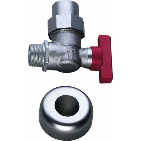 Robinet de gaz d'angle Bosch 1/2" avec rosace n° 7719001281