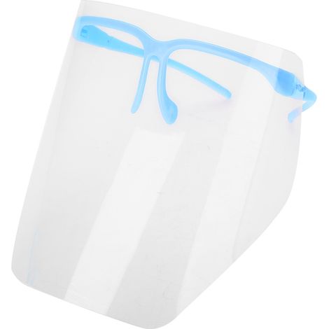 Masque dentaire professionnel de protection dentaire, visière amovible bleue (1/5)