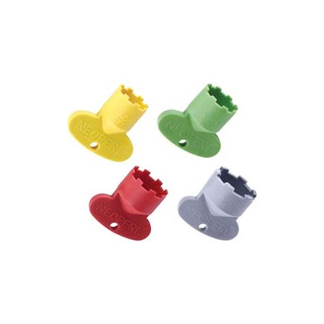 CHIAVE DI SERVIZIO PER MONTAGGIO AERATORI CACHE- - grigia per aeratore SDT M24X1 (ns cod.401692) - 10 pezzi NEOPERL