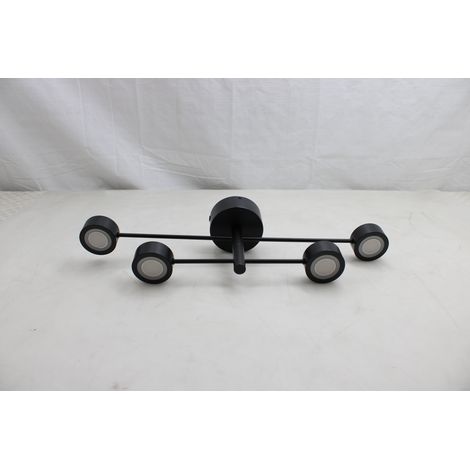 [GEBRAUCHT] B-Ware Nordlux Deckenleuchte Deckenlampe Led Vierflammig Schwarz Verstellbar Dimmbar Me