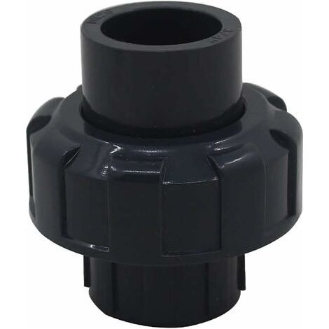 Memkey – Raccord d'évacuation PVC 50mm – Manchon union pour pompe filtre – Connexion de colle – Usage piscine