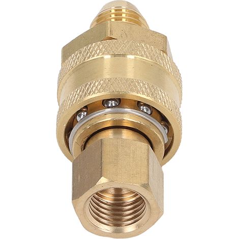 Raccord de nettoyeur haute pression 5000PSI, adaptateur tuyau machine à laver, connecteur femelle mâle M14x1,5mm, bouchon fileté femelle, prise mâle (1/5)