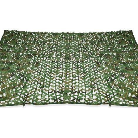 Rectangular Shade Sail Camouflage Shade Design 3x4 M Green Trellis (1/5)