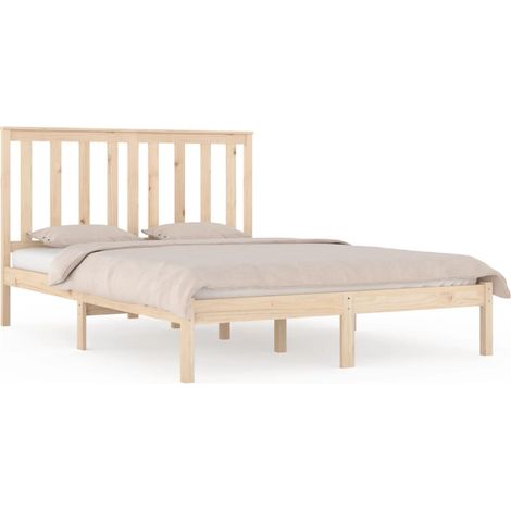 Maison Exclusive - Estructura de cama doble sin colchón madera ma
