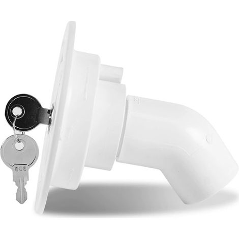 1 trappe de remplissage d'eau douce, étanche, résistante à la corrosion, sans outil, pour camping-car caravane mobil-home (1/5)