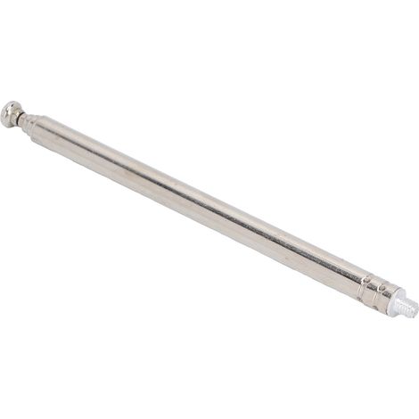 M3-Teleskopantenne (Stecker), 5-teilig, für Fernseher, Radio, elektrisches Spielzeug, Fernbedienung, Lampe, VCD (1/5)
