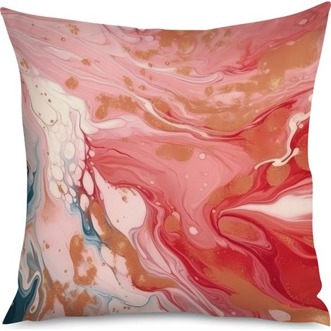 Housse de Housse Coussin Motif Marbre Luxe Maison (1/5)