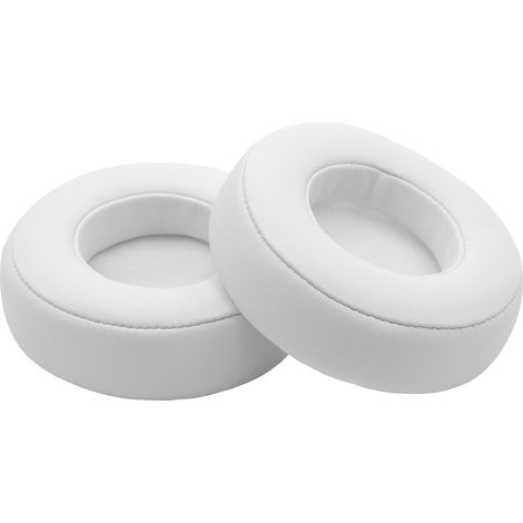 vhbw Almohadillas oídos de repuesto compatible con Beats Monster by Dr. Dre Mixr auriculares, cascos - blanco, 8,5 cm